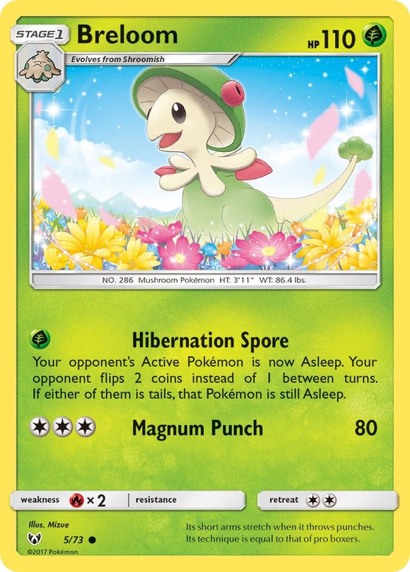 Breloom [5/73] [Shining Legends] Reverse Holofoil