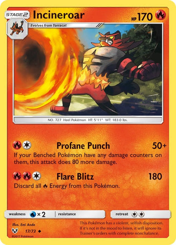 Incineroar [17/73] [Shining Legends]