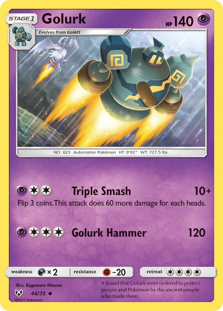 Golurk [44/73] [Shining Legends] Reverse Holofoil