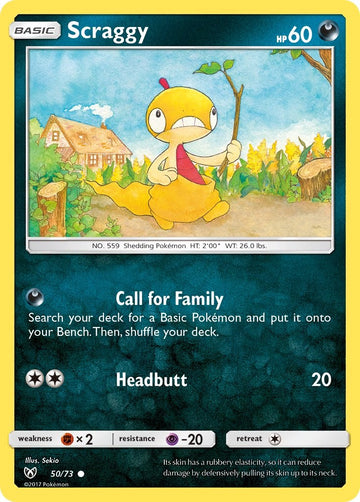 Scraggy [50/73] [Shining Legends] Reverse Holofoil