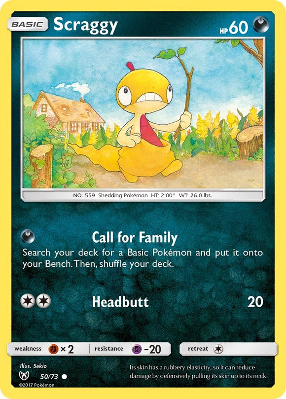Scraggy [50/73] [Shining Legends] Reverse Holofoil