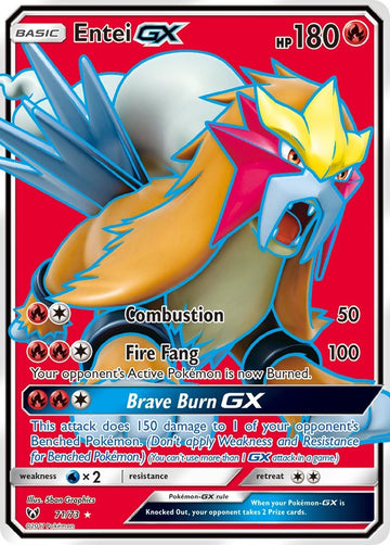 Entei GX (Full Art) [71/73] [Shining Legends] Holofoil