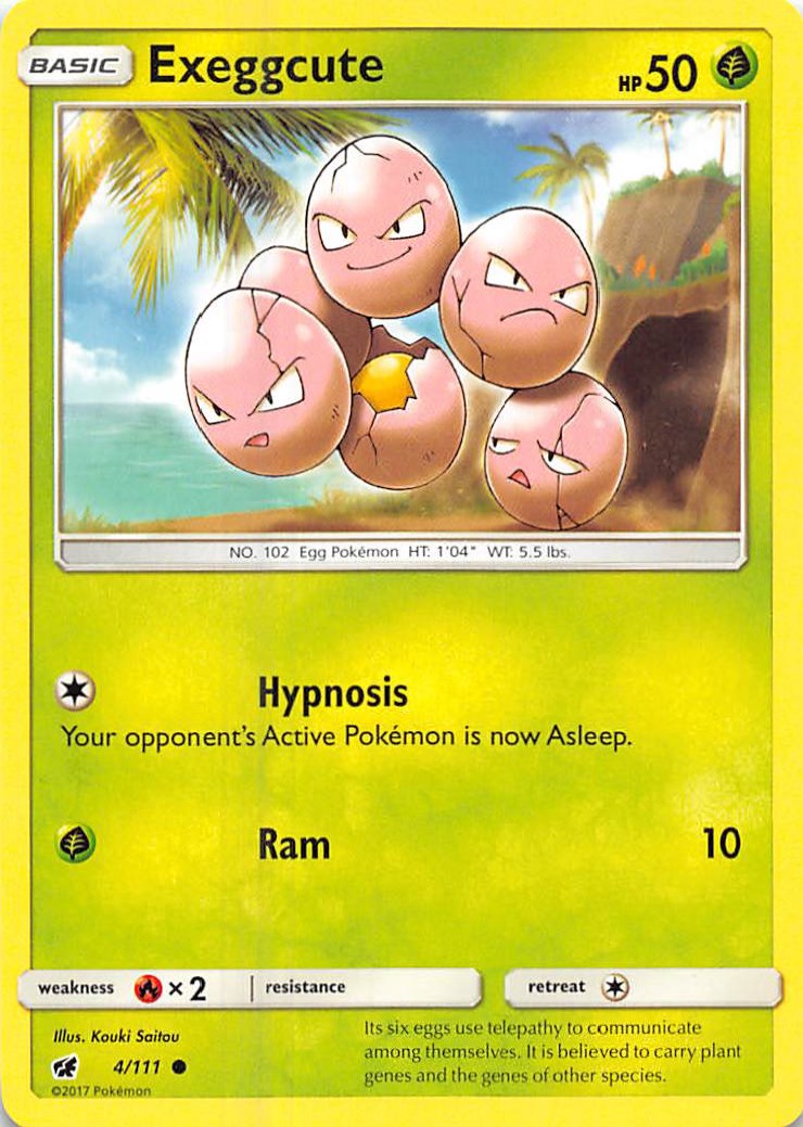 Exeggcute [4/111] [SM - Crimson Invasion] Reverse Holofoil