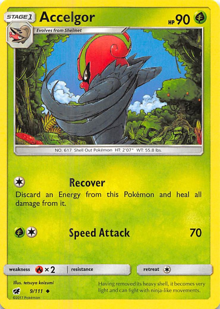 Accelgor [9/111] [SM - Crimson Invasion] Reverse Holofoil