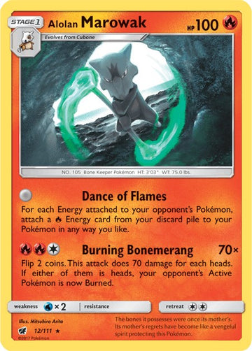 Alolan Marowak [12/111] [Crimson Invasion] Reverse Holofoil