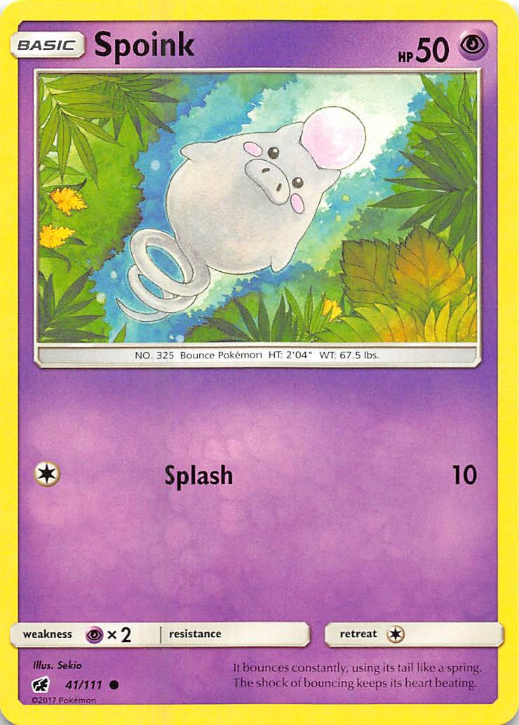Spoink [41/111] [SM - Crimson Invasion] Reverse Holofoil