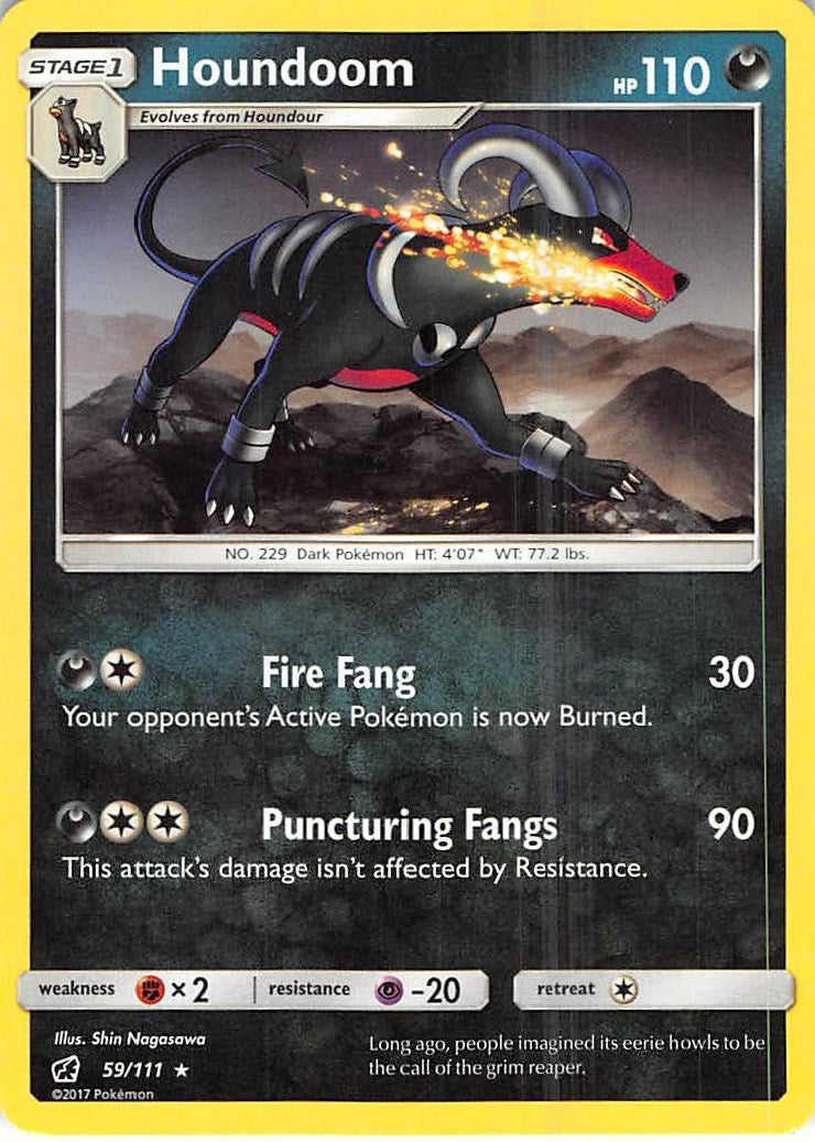 Houndoom [59/111] [SM - Crimson Invasion] Reverse Holofoil