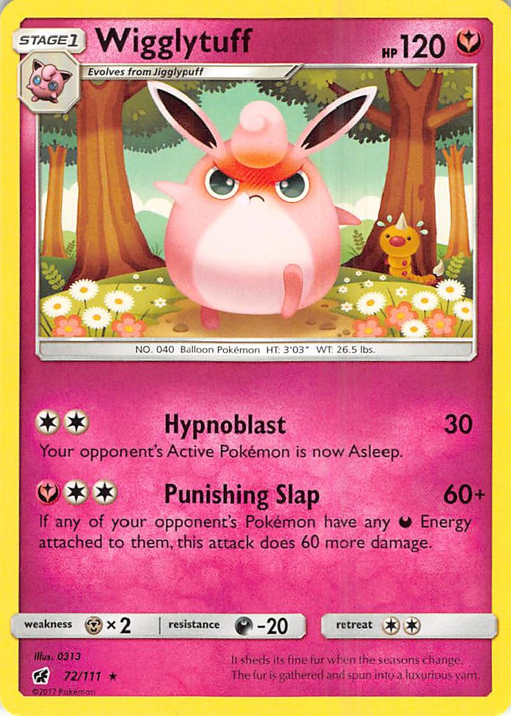 Wigglytuff [72/111] [SM - Crimson Invasion] Reverse Holofoil