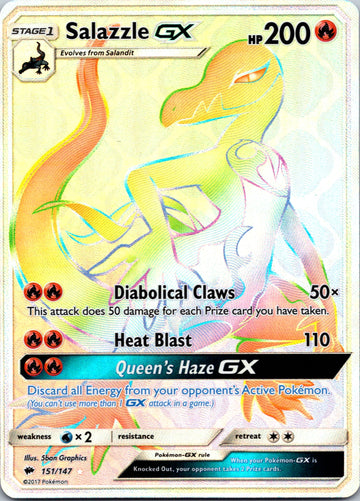 Salazzle GX (151/147) [Sun & Moon: Burning Shadows]