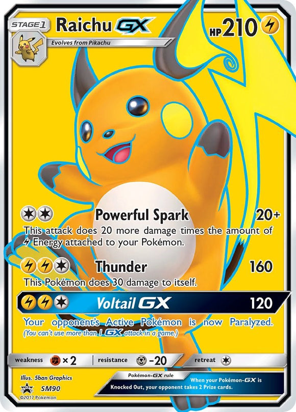 Raichu GX - SM90 [SM90] [SM Promos] Holofoil