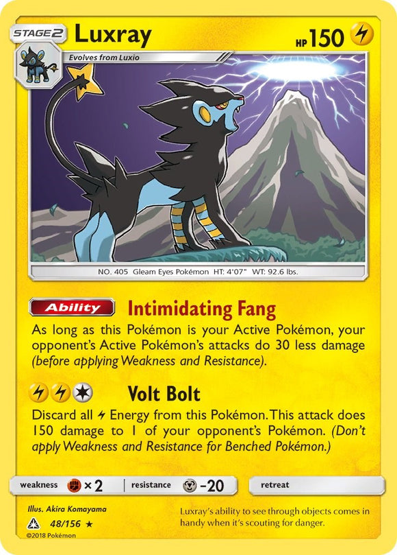 Luxray [48/156] [Ultra Prism] Holofoil