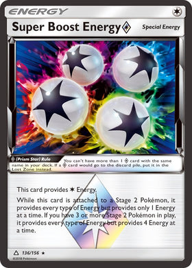 Super Boost Energy Prism Star [136/156] [Ultra Prism] Holofoil