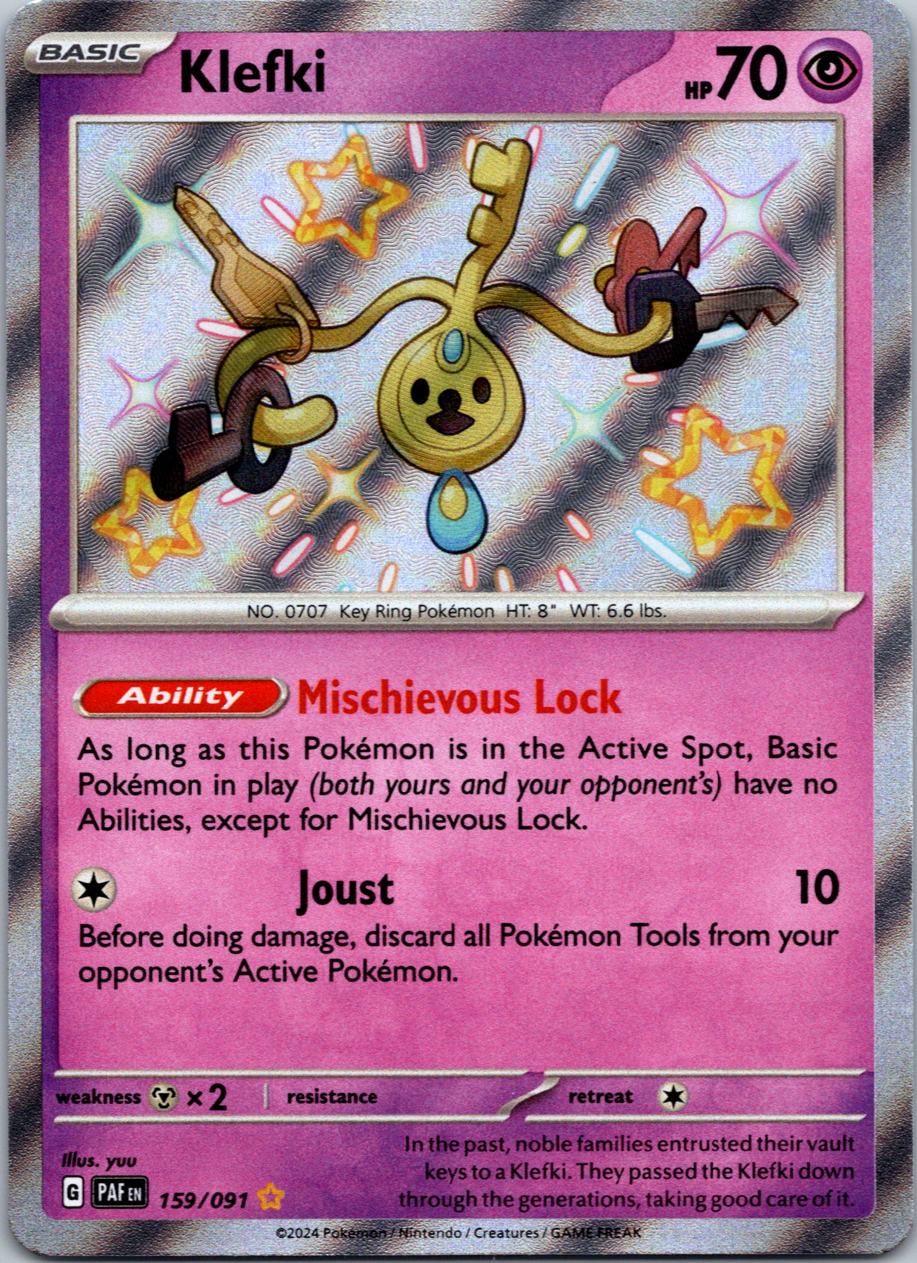 Klefki [159/091] - (Paldean Fates) Holofoil