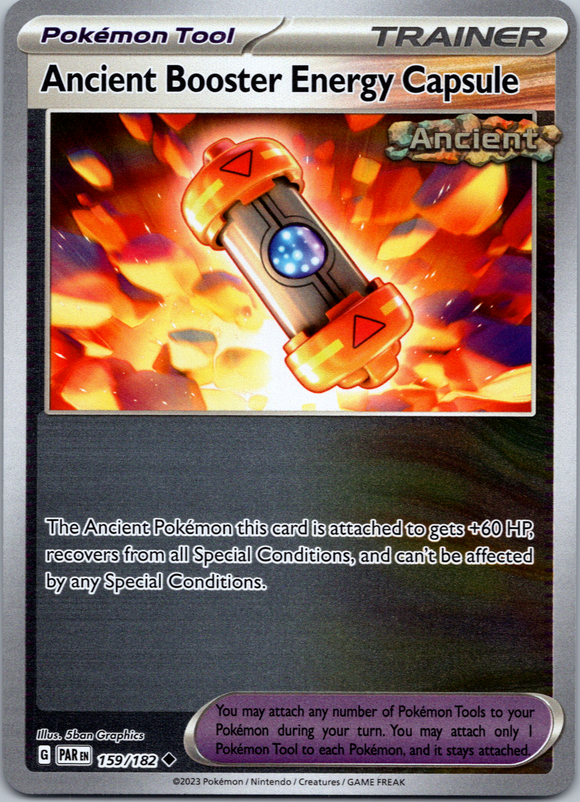 Ancient Booster Energy Capsule (159/182) - [Scarlet & Violet: Paradox Rift] Reverse Holofoil
