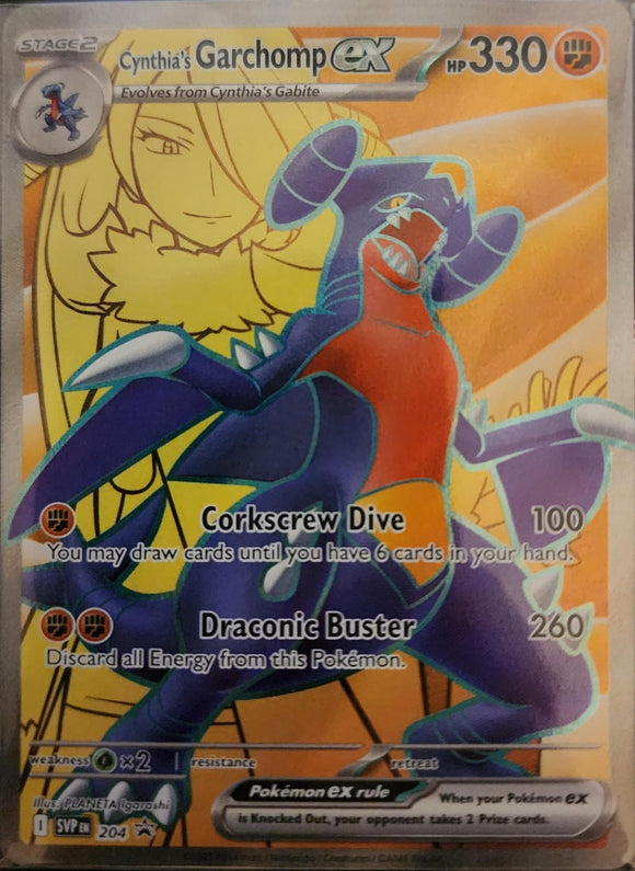 Cynthia's Garchomp ex [204] [Scarlet & Violet Promo Cards] Holofoil