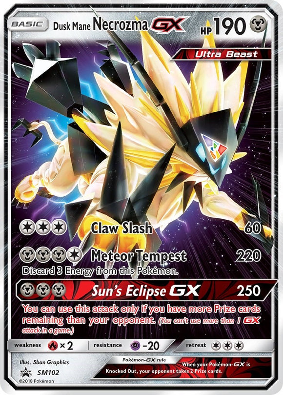 Dusk Mane Necrozma GX [SM102] [SM Promos] Holofoil