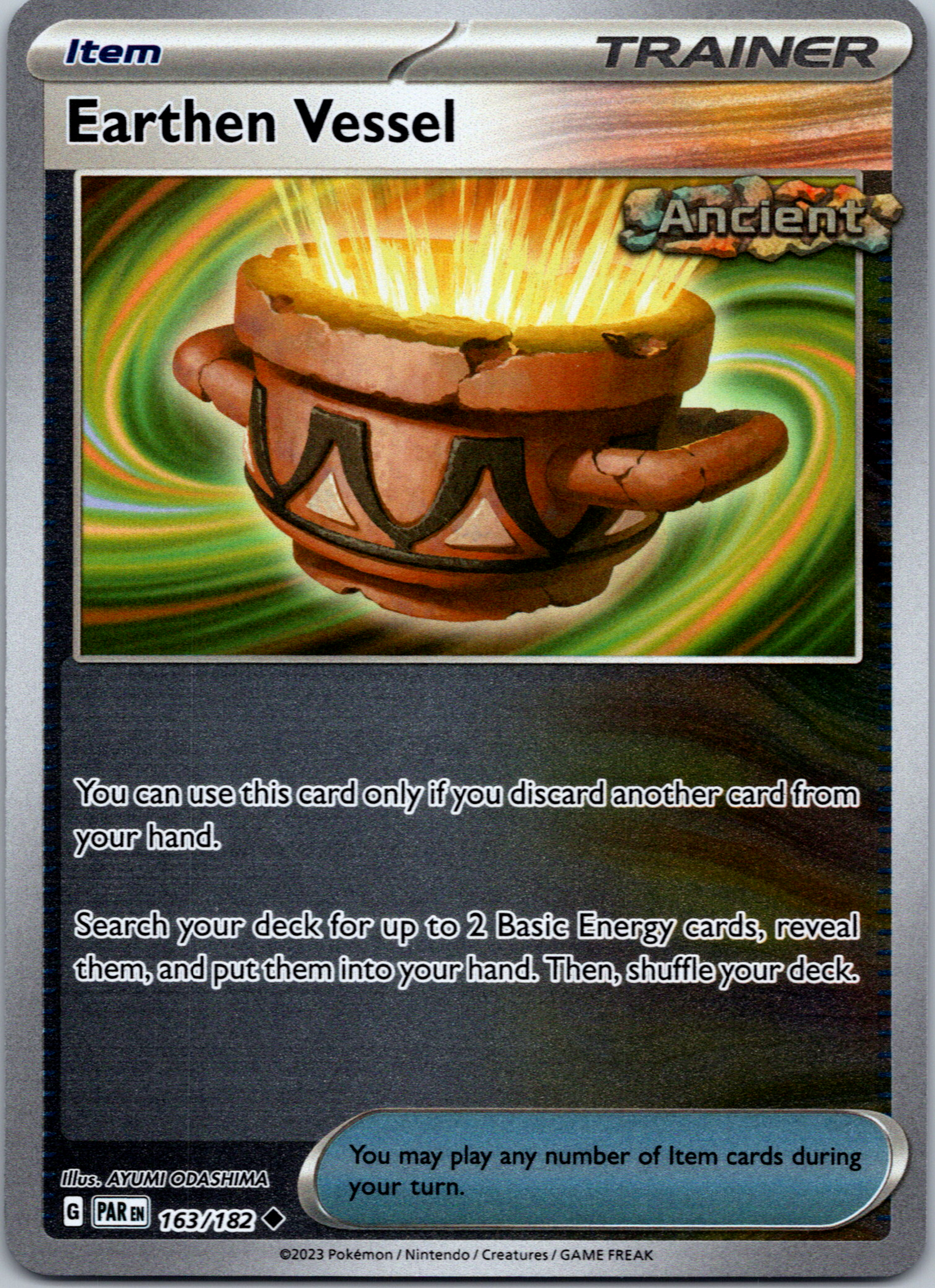 Earthen Vessel (163/182) - [Scarlet & Violet: Paradox Rift] Reverse Holofoil