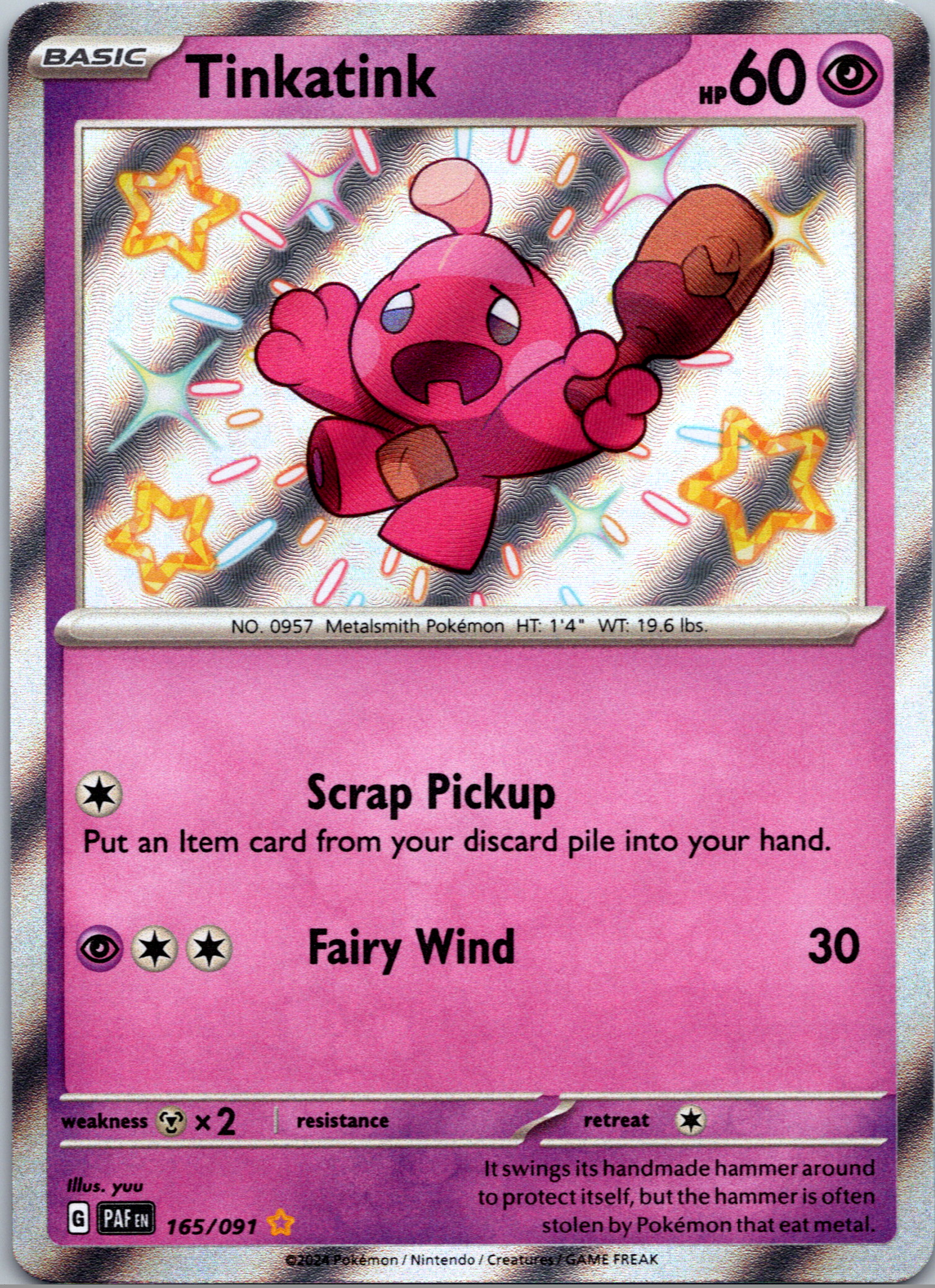 Tinkatink [165/091] - (Paldean Fates) Holofoil