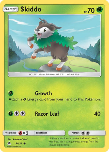 Skiddo [9/131] [SM - Forbidden Light] Reverse Holofoil