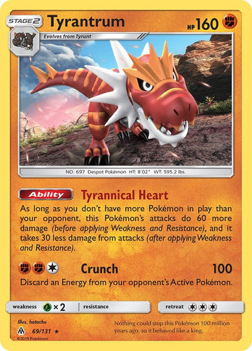 Tyrantrum [69/131] [SM - Forbidden Light] Reverse Holofoil