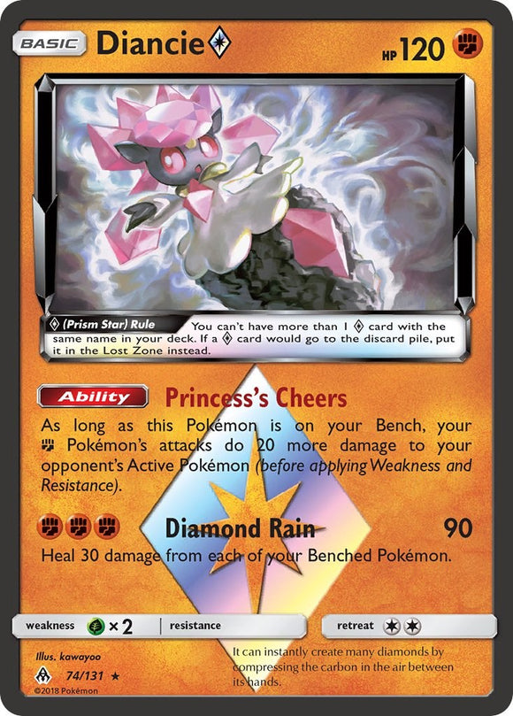 Diancie (074/131) (Prism Star) [Sun & Moon: Forbidden Light]