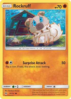 Rockruff [75/131] [SM - Forbidden Light] Reverse Holofoil