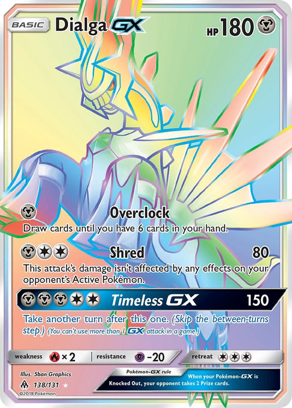 Dialga GX (Secret) (138/131) [SM - Forbidden Light]