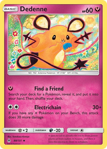 Dedenne [88/131] [SM - Forbidden Light] Reverse Holofoil