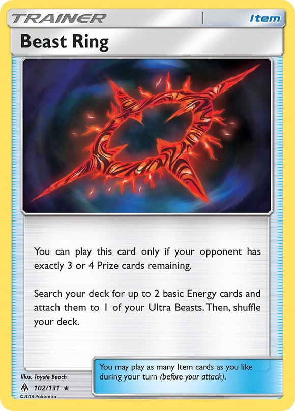 Beast Ring (102/131) [SM - Forbidden Light]