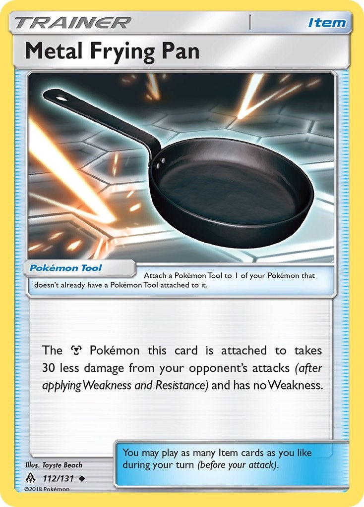 Metal Frying Pan [112/131] [SM - Forbidden Light] Reverse Holofoil