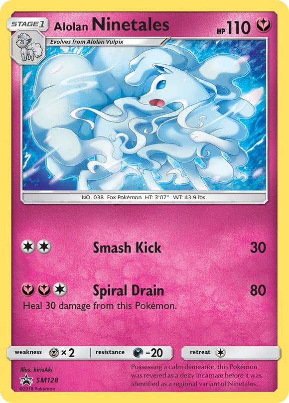 Alolan Ninetales - SM128 [SM128] [SM Promos] Holofoil