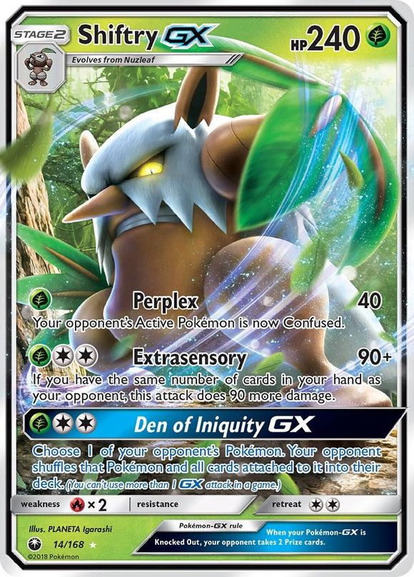 Shiftry GX (014/168) [Sun & Moon: Celestial Storm]