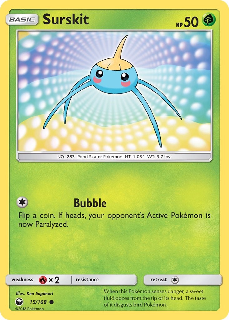 Surskit [15/168] [Celestial Storm] Reverse Holofoil