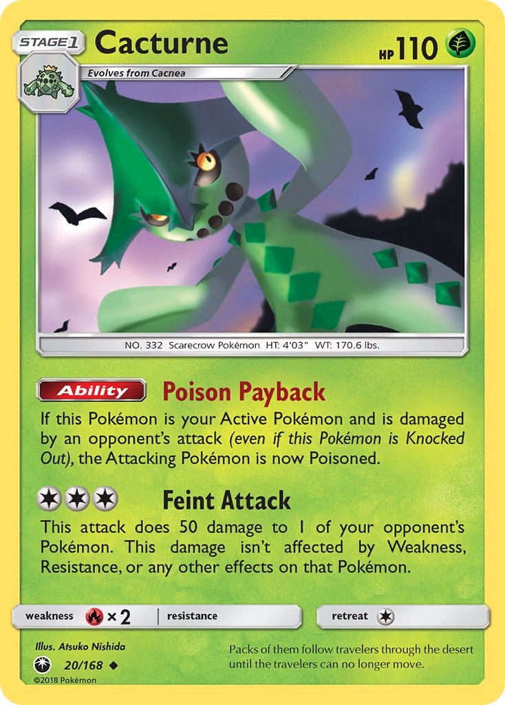Cacturne [20/168] [Celestial Storm] Reverse Holofoil
