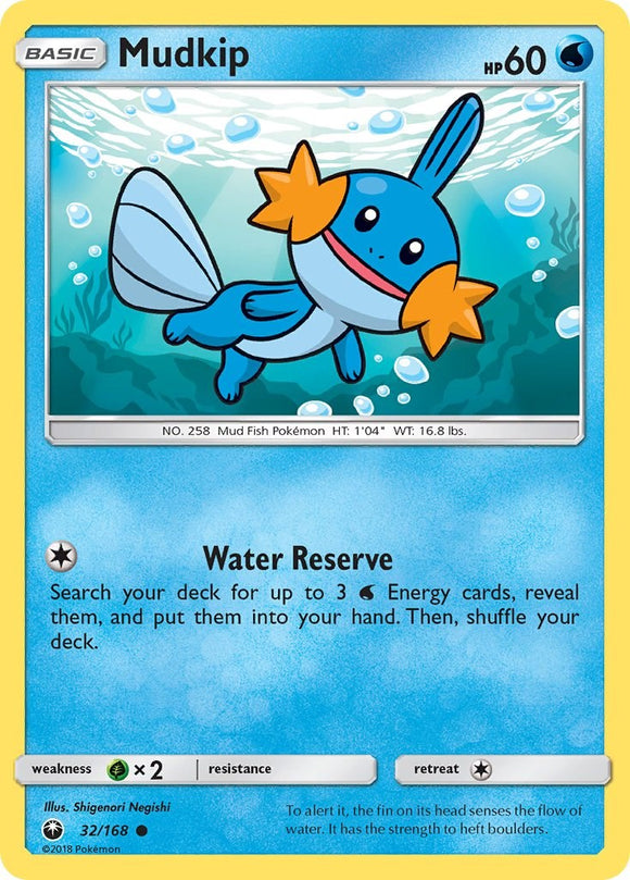 Mudkip (32) [32/168] [Celestial Storm] Reverse Holofoil