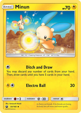 Minun [54/168] [Celestial Storm] Reverse Holofoil