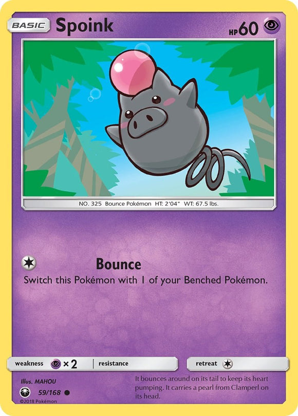 Spoink (059/168) [Sun & Moon: Celestial Storm]