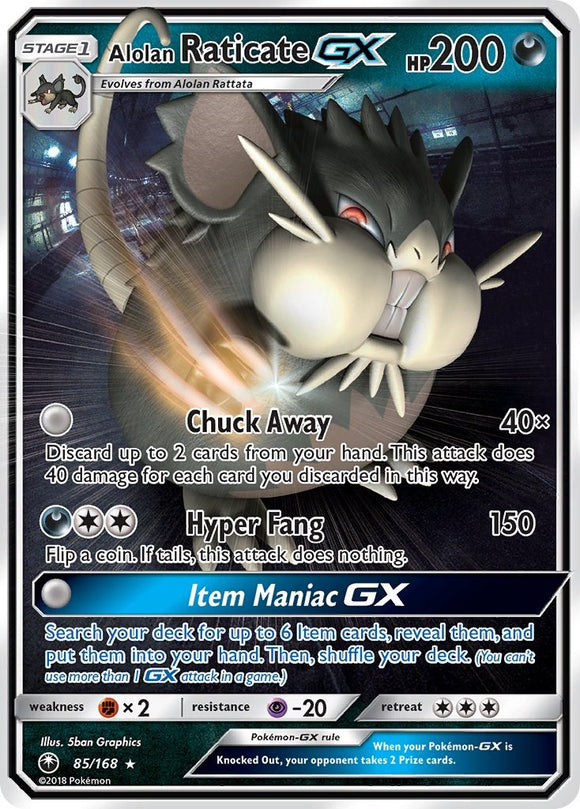 Alolan Raticate GX (085/168) [Sun & Moon: Celestial Storm]