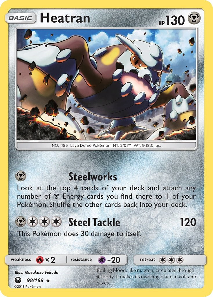 Heatran [98/168] [Celestial Storm] Reverse Holofoil