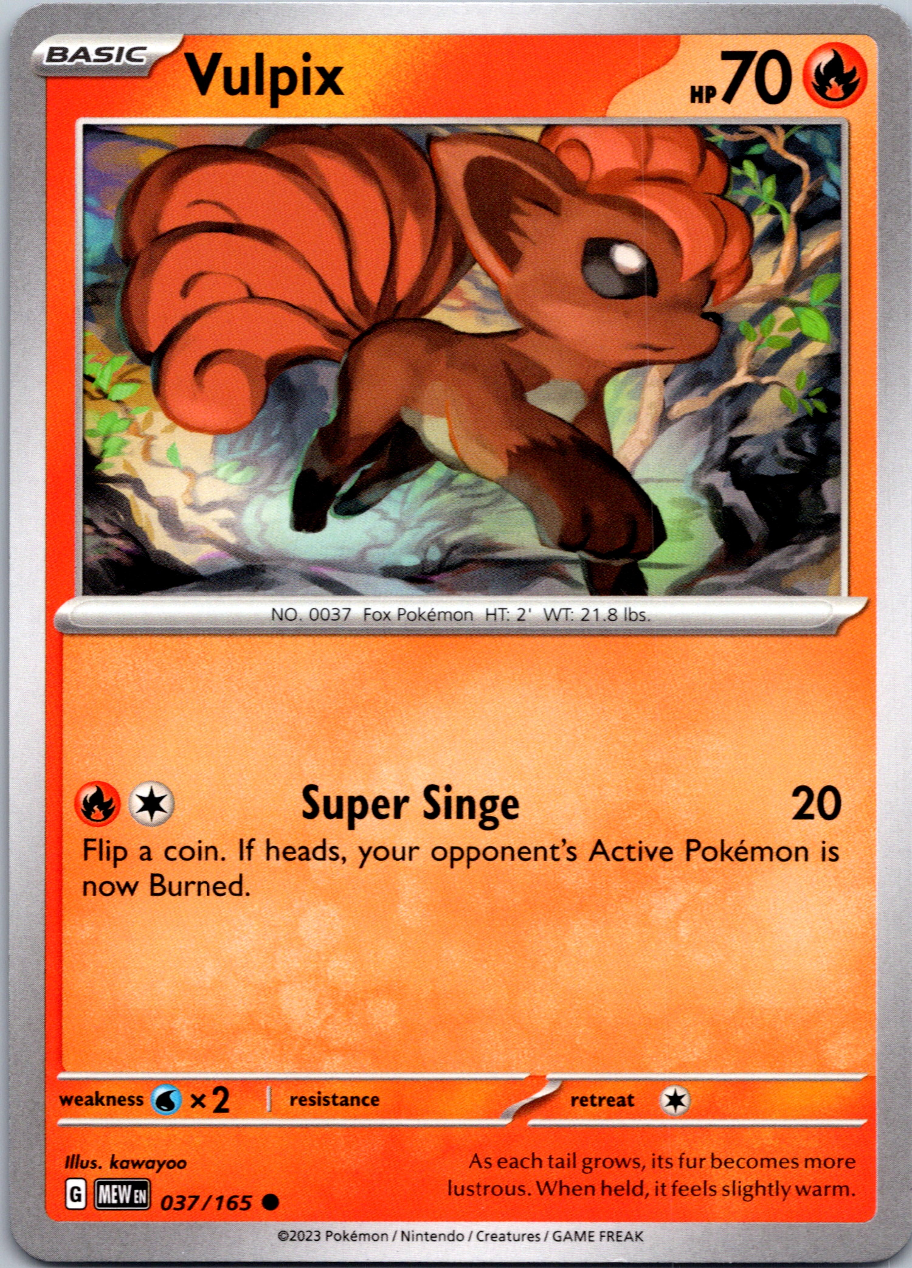 Vulpix (037/165) [Scarlet & Violet:  151]