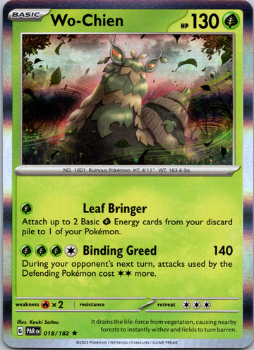 Wo-Chien (018/182) - [Scarlet & Violet: Paradox Rift] Holofoil