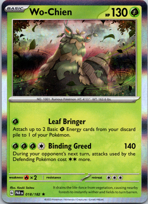 Wo-Chien (018/182) - [Scarlet & Violet: Paradox Rift] Holofoil