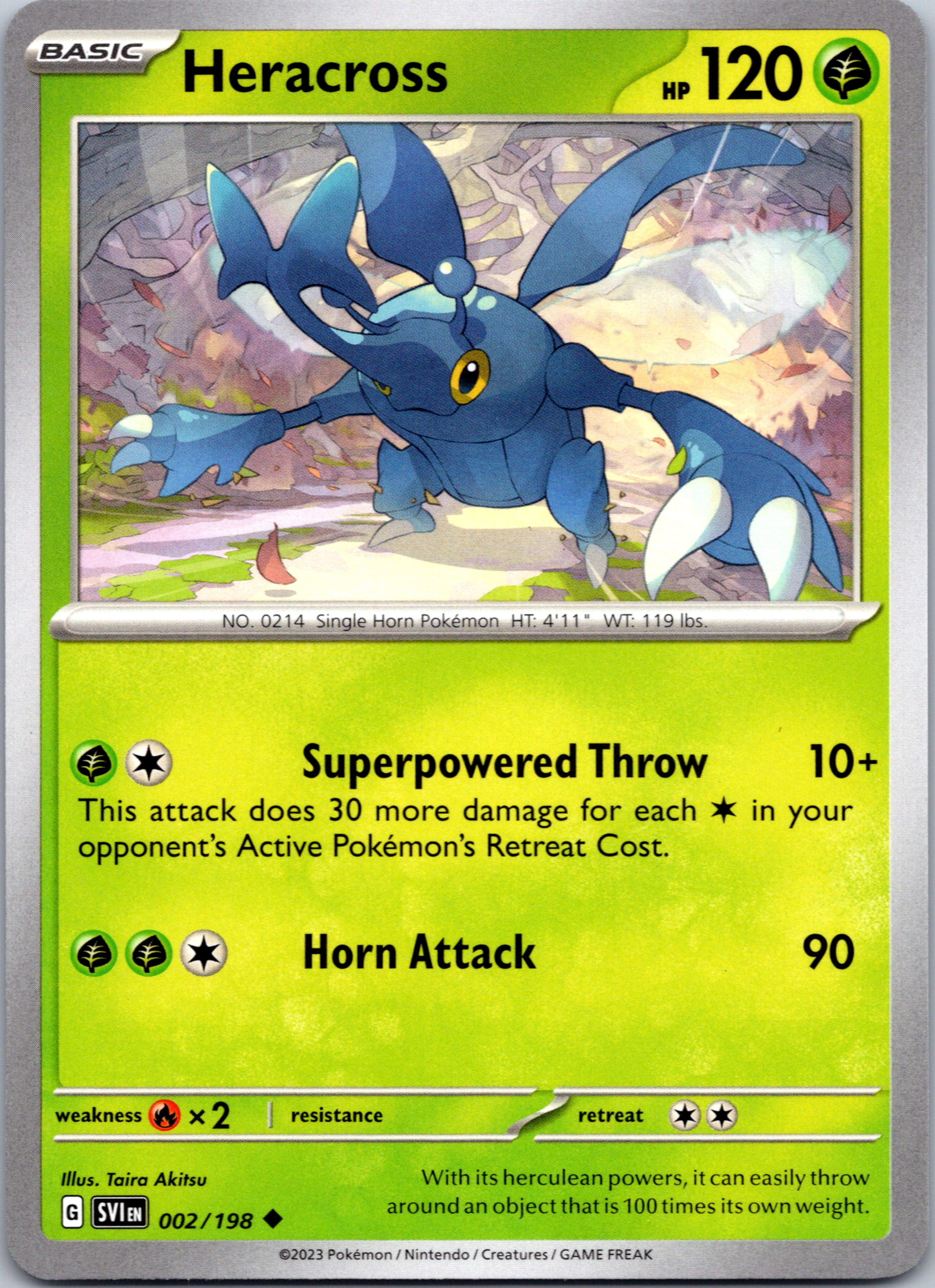 Heracross (002/198) [Scarlet & Violet: Base Set]