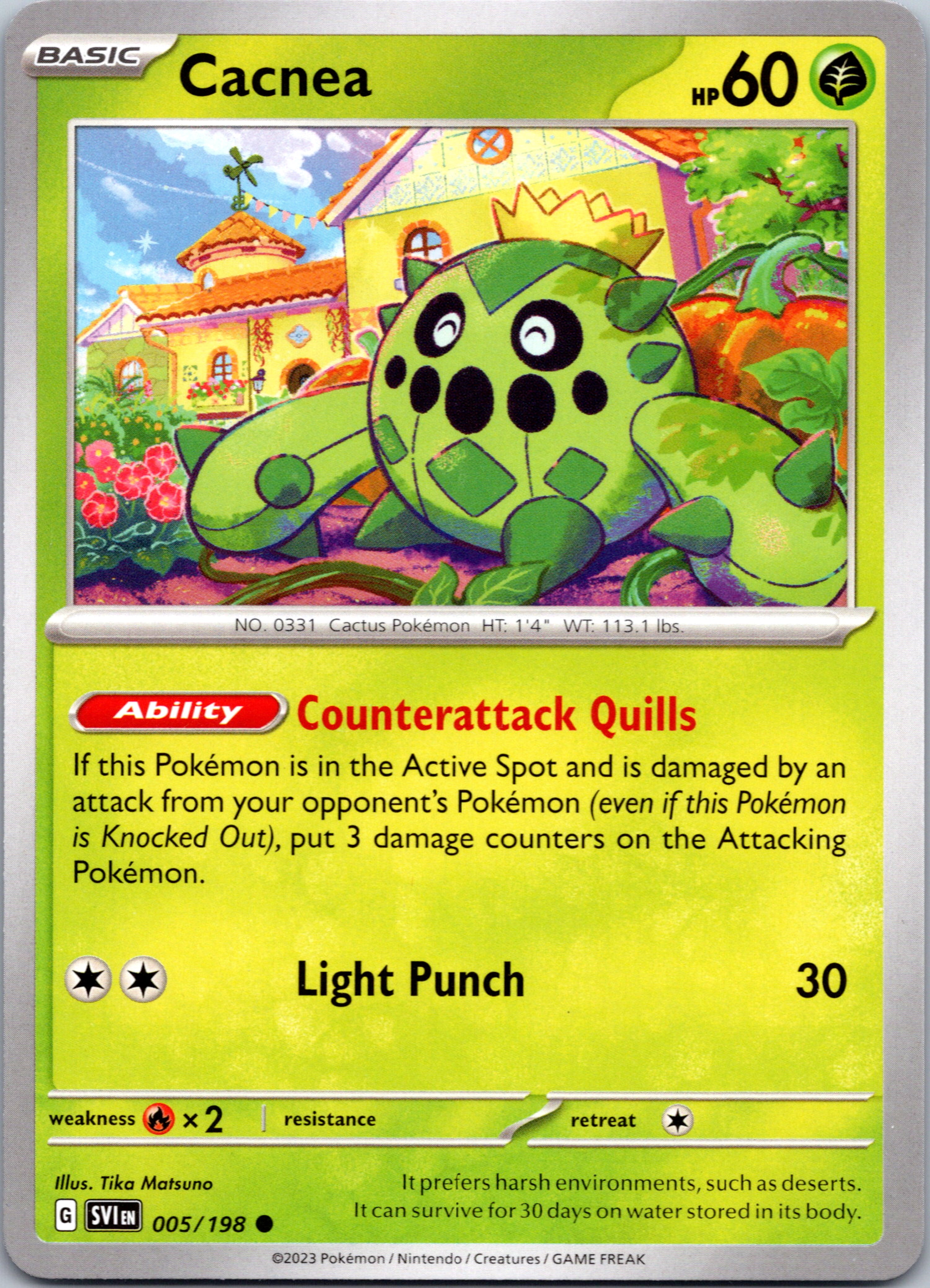 Cacnea (005/198) [Scarlet & Violet: Base Set]