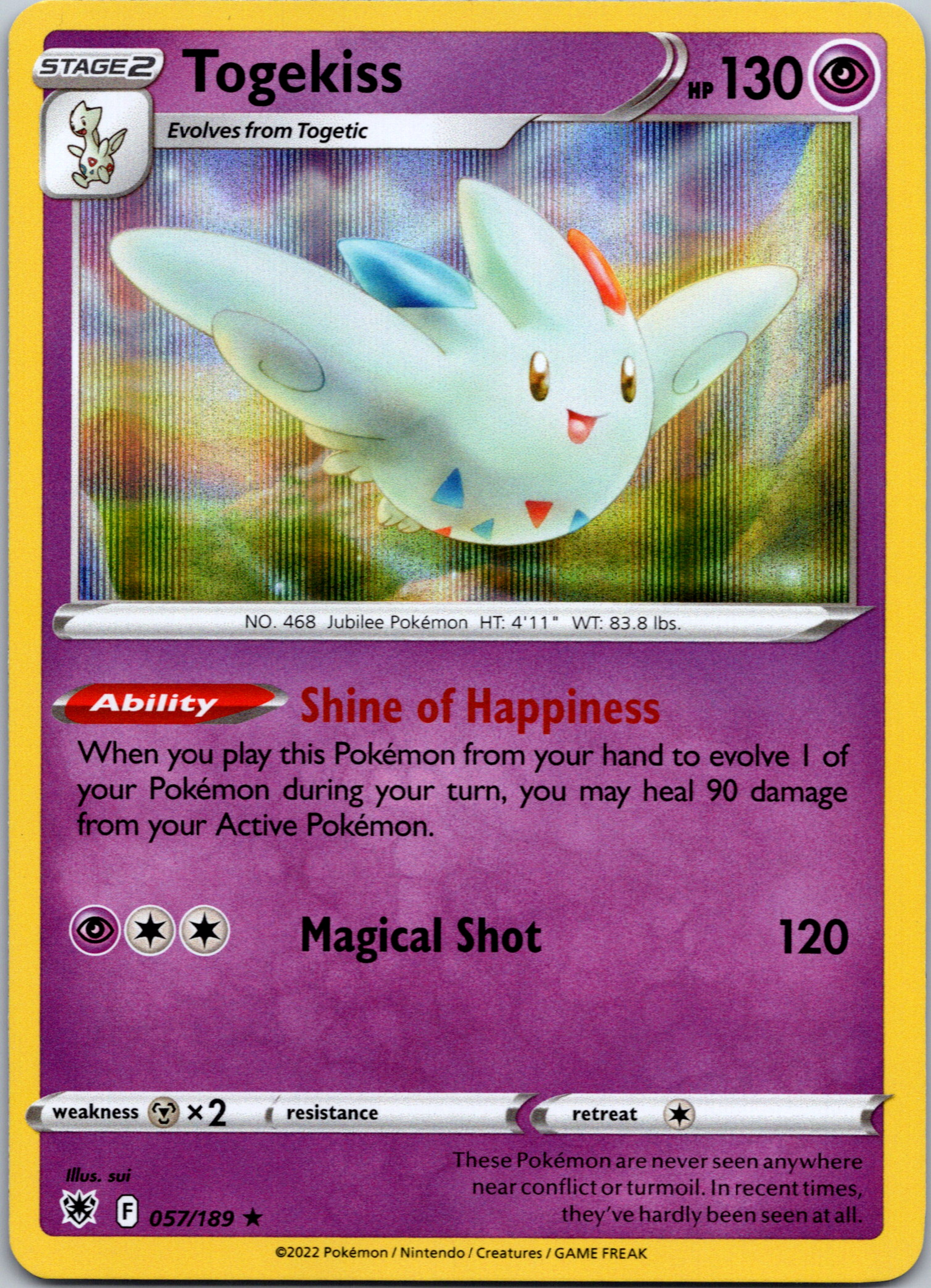 Togekiss (057/189) [Sword & Shield: Astral Radiance]