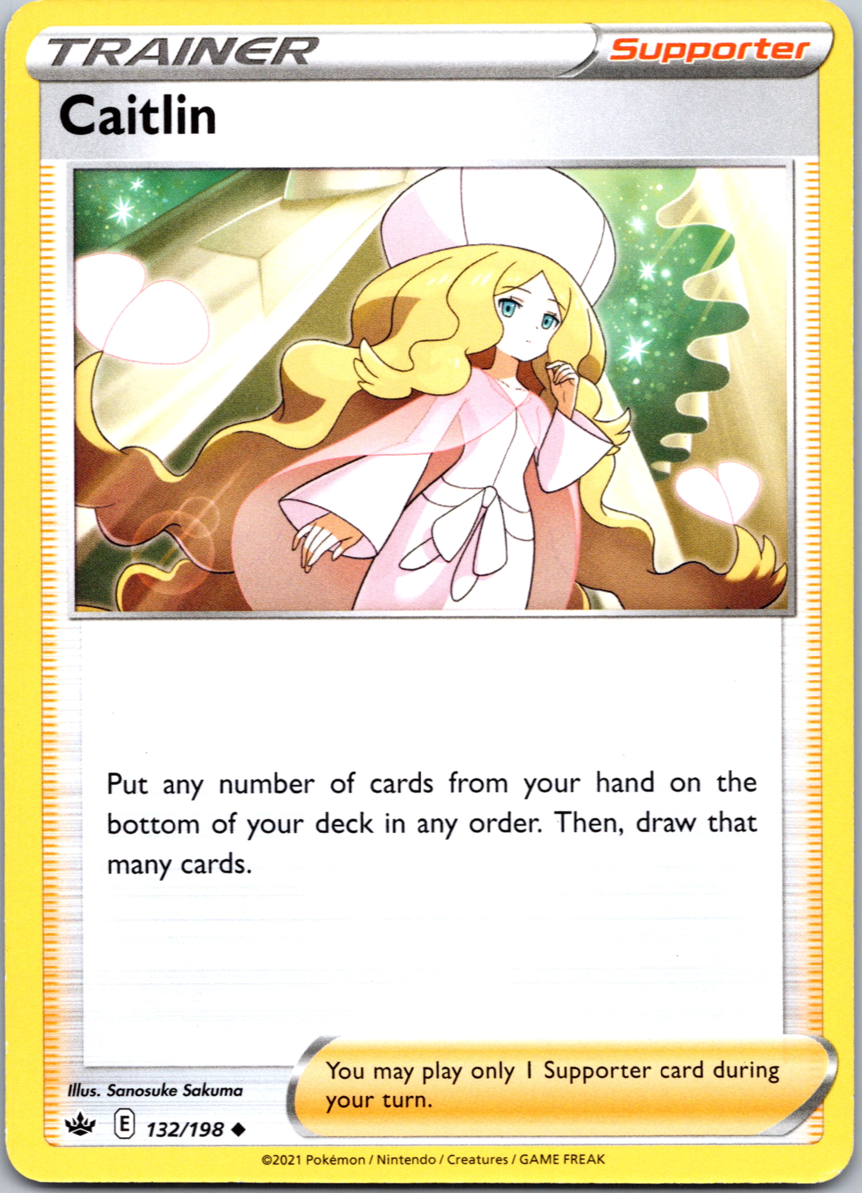 Caitlin (132/198) [Sword & Shield: Chilling Reign]