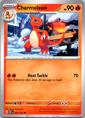 Charmeleon (027/197) [Scarlet & Violet: Obsidian Flames]