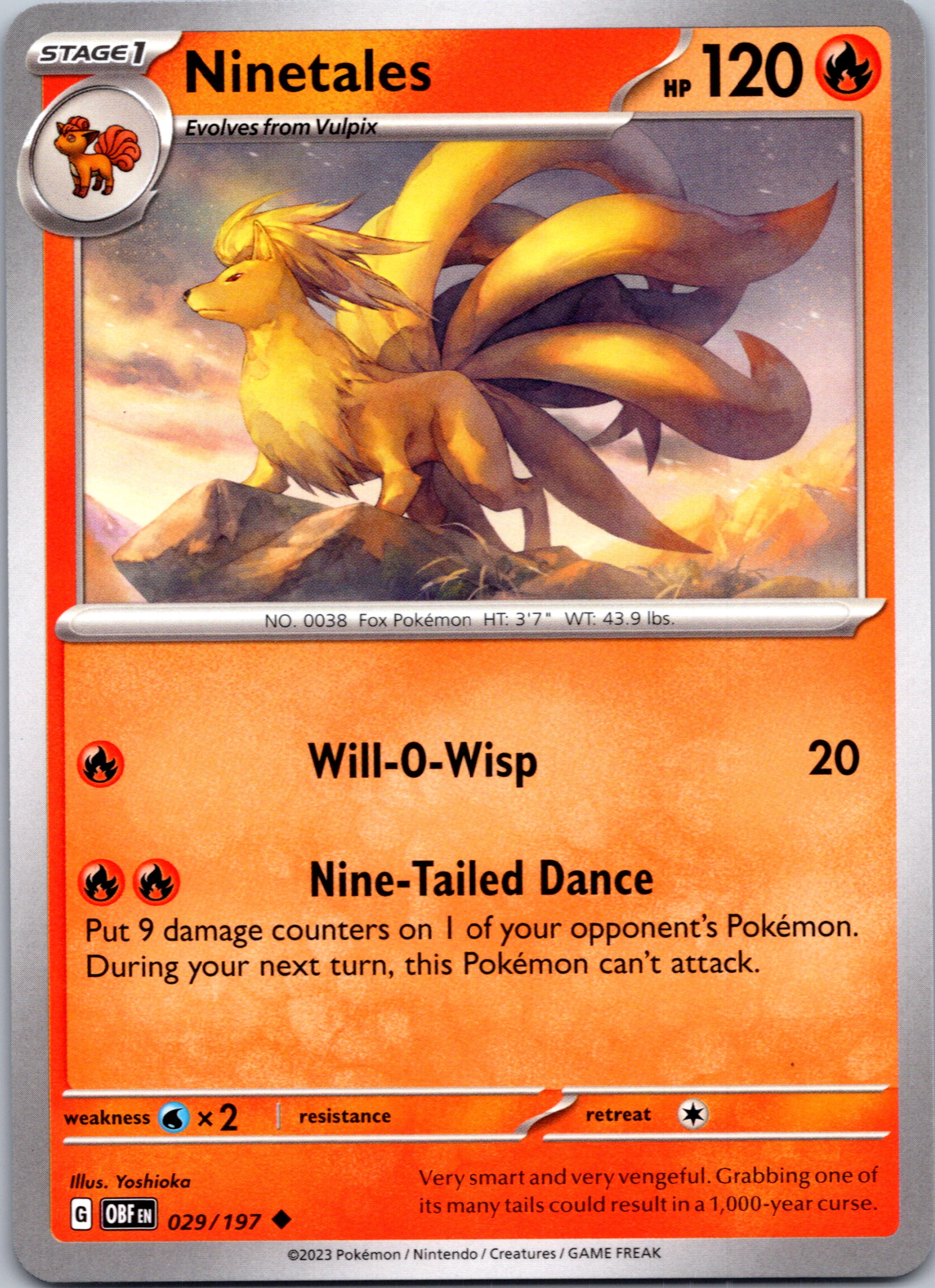 Ninetales (029/197) [Scarlet & Violet: Obsidian Flames]