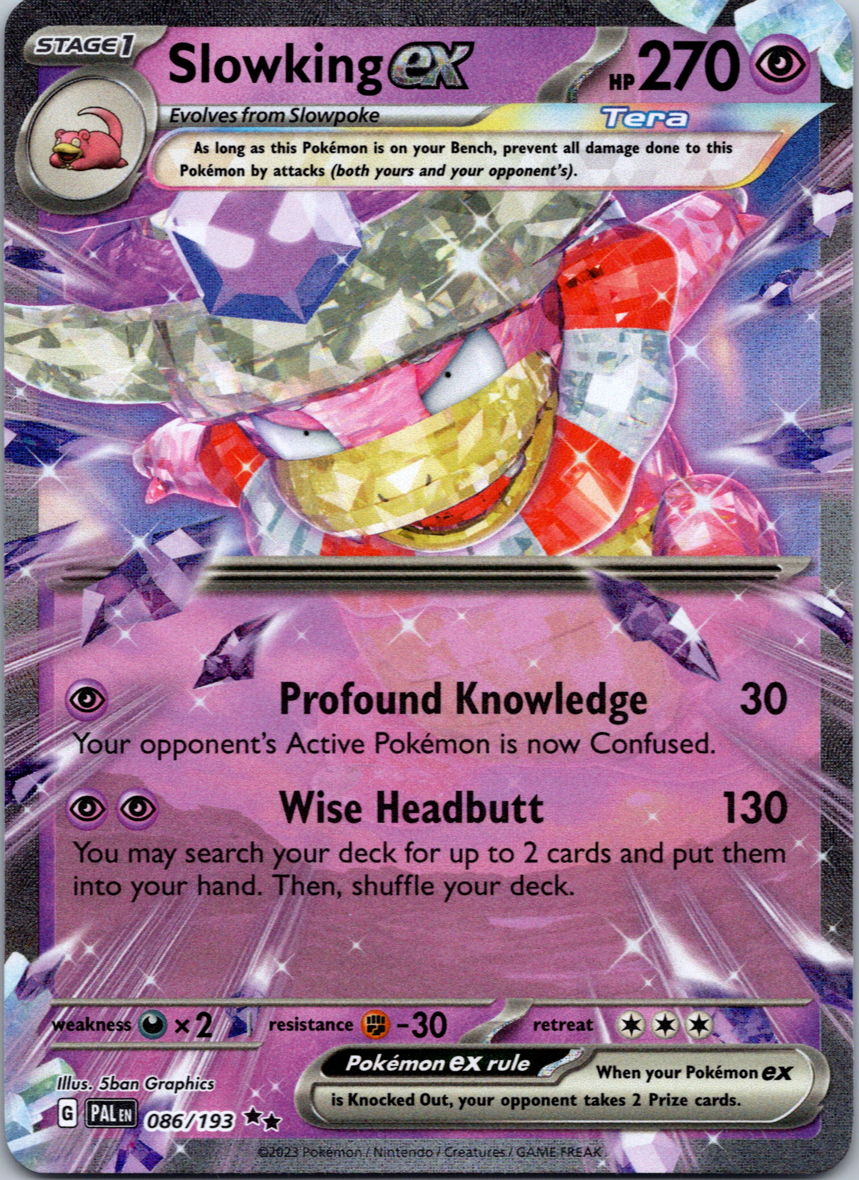 Slowking ex (086/193) [Scarlet & Violet: Paldea Evolved]