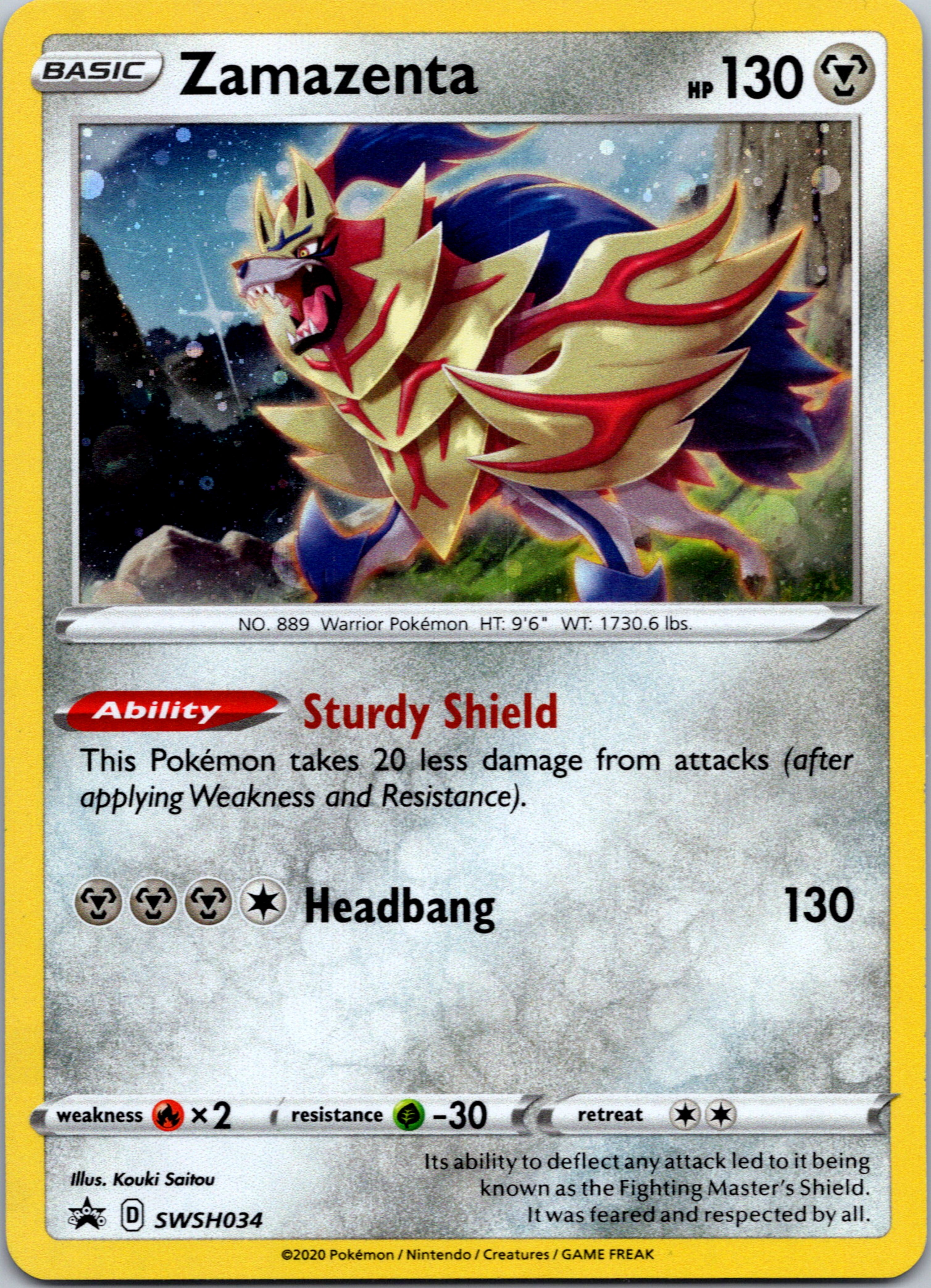 Zamazenta (SWSH034) [Sword & Shield: Black Star Promos]